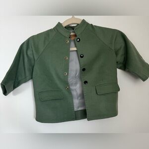 100% cashmere Green Kids Jacket